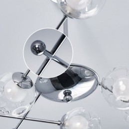 Glas pendel europæisk stil Simple Magic Beans loftslampe