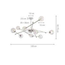 Glas pendel europæisk stil Simple Magic Beans loftslampe