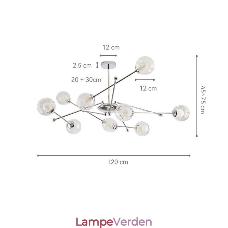 Glas pendel europæisk stil Simple Magic Beans loftslampe