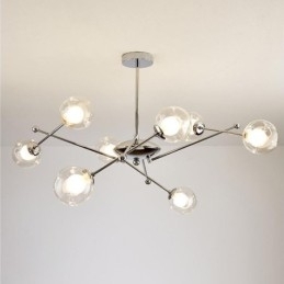 Glas pendel europæisk stil Simple Magic Beans loftslampe