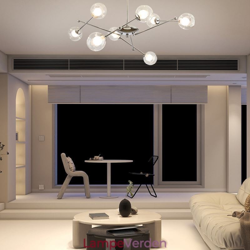 Glas pendel europæisk stil Simple Magic Beans loftslampe