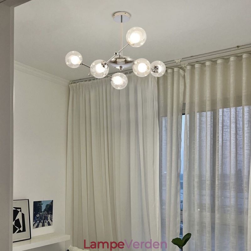 Glas pendel europæisk stil Simple Magic Beans loftslampe