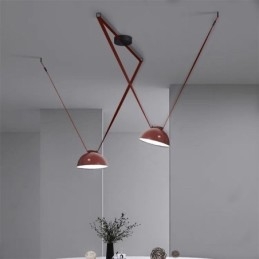 Bæltependel europæisk enkel Wabi Sabi-stil bælteloftslampe