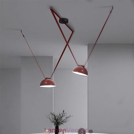 Bæltependel europæisk enkel Wabi Sabi-stil bælteloftslampe Bæltependel europæisk enkel Wabi Sabi-stil bælteloftslampe