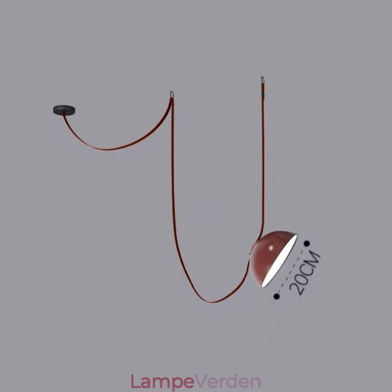 Bæltependel europæisk enkel Wabi Sabi-stil bælteloftslampe