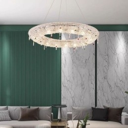 Krystal Pendel Modern Light Luksus Loftslampe