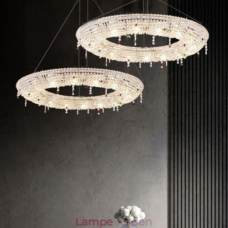 Krystal Pendel Modern Light Luksus Loftslampe