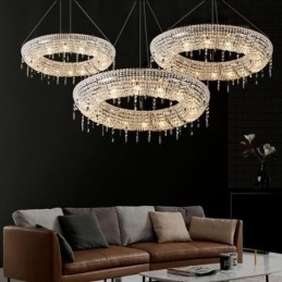 Krystal Pendel Modern Light Luksus Loftslampe