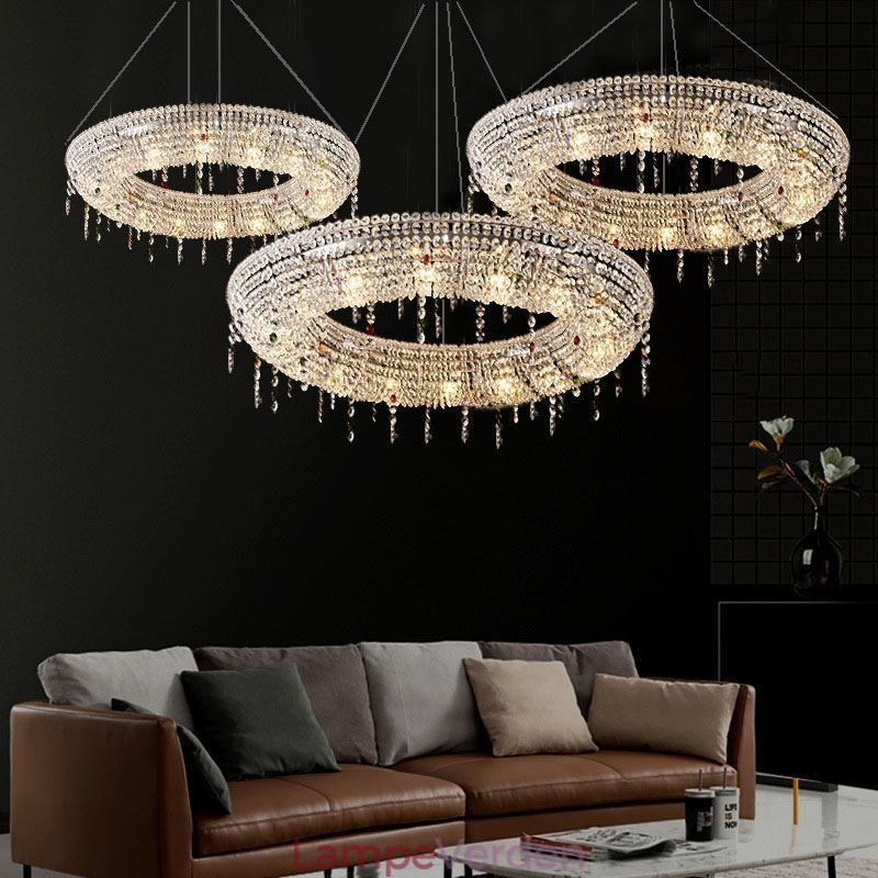 Krystal Pendel Modern Light Luksus Loftslampe