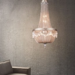 Kvast Pendel Retro American Duplex Aluminium Kæde Loftslampe