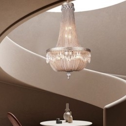 Kvast Pendel Retro American Duplex Aluminium Kæde Loftslampe