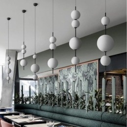 Pendel Moderne Minimalistisk Magic Beans Molecule Loftslampe