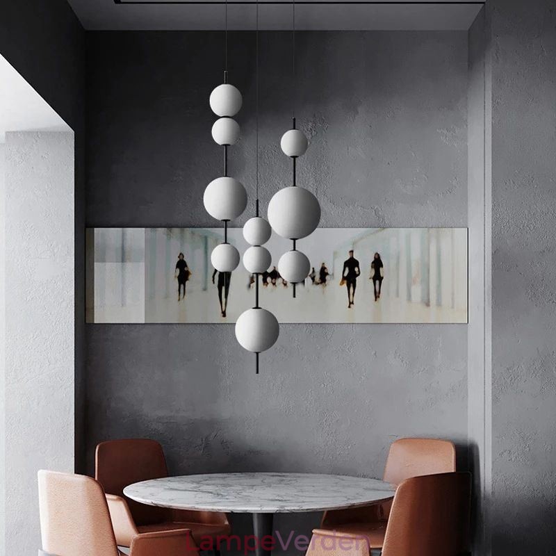 Pendel Moderne Minimalistisk Magic Beans Molecule Loftslampe