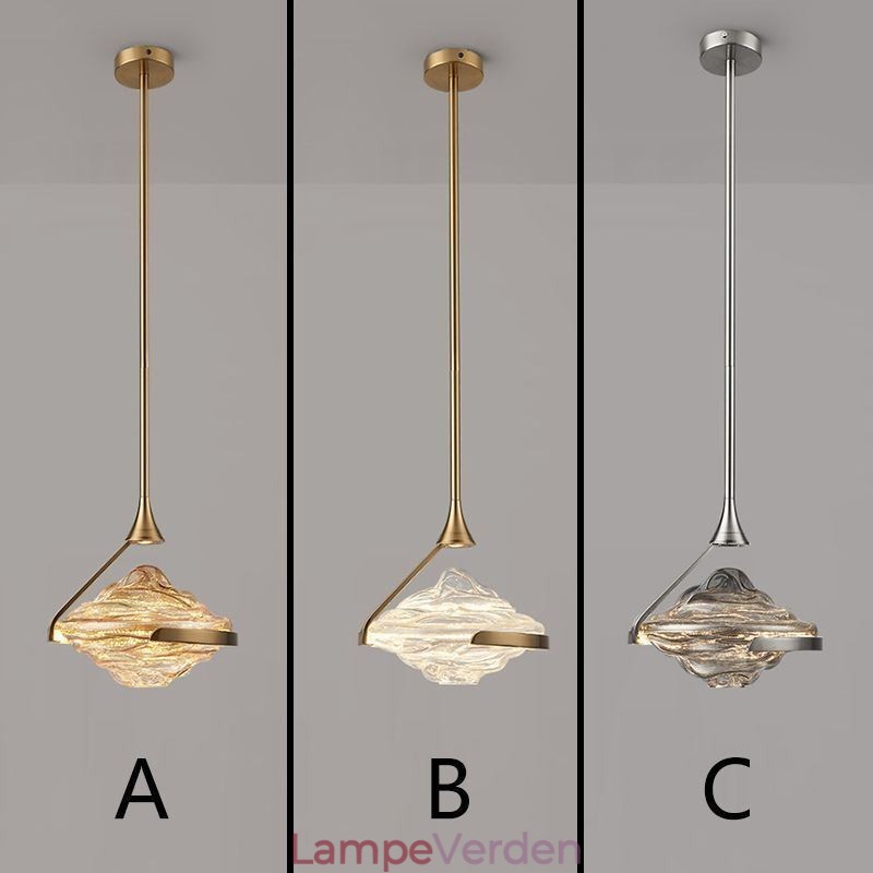 Pendel Moderne Minimalistisk Smedejern Lava Glas Loftslampe