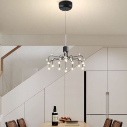 Pendel Nordic Creative Naturlig Hvid Loftslampe 14 Lys