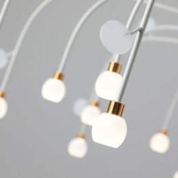 Pendel Nordic Creative Naturlig Hvid Loftslampe 14 Lys