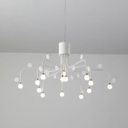 Pendel Nordic Creative Naturlig Hvid Loftslampe 14 Lys
