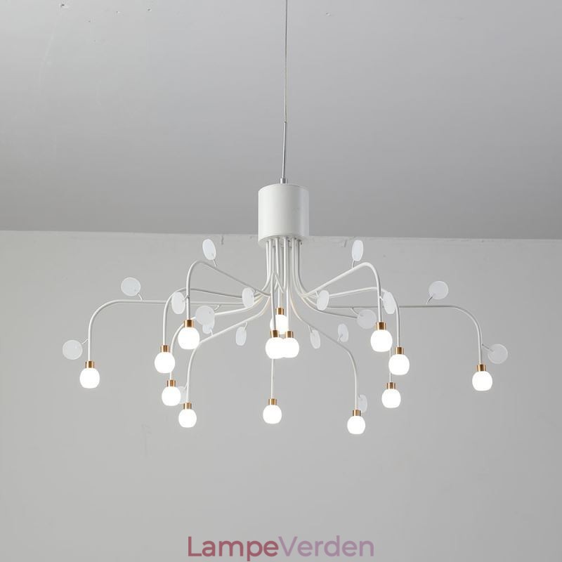 Pendel Nordic Creative Naturlig Hvid Loftslampe 14 Lys