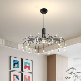 Pendel Nordic Creative Naturlig Hvid Loftslampe 30 Lys