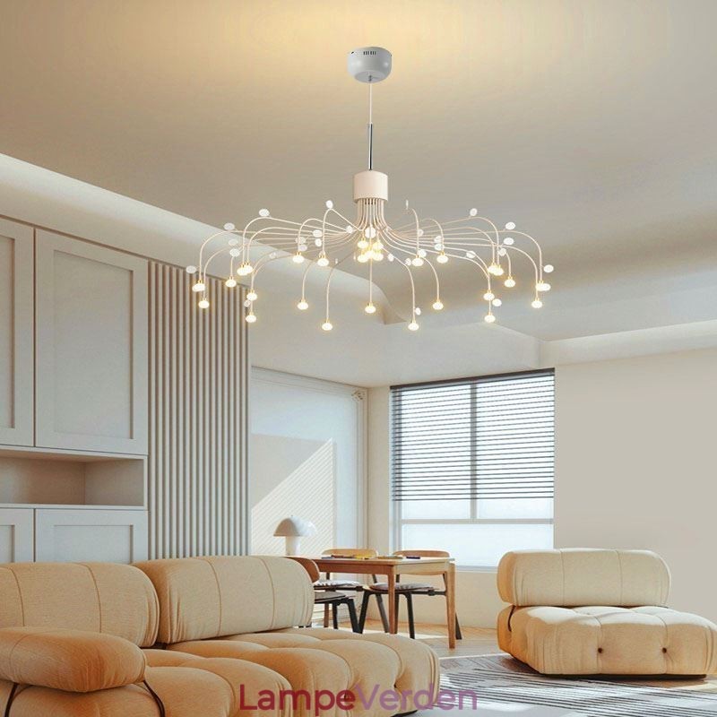 Pendel Nordic Creative Naturlig Hvid Loftslampe 30 Lys