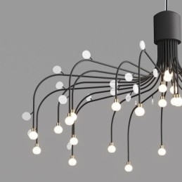 Pendel Nordic Creative Naturlig Hvid Loftslampe 30 Lys
