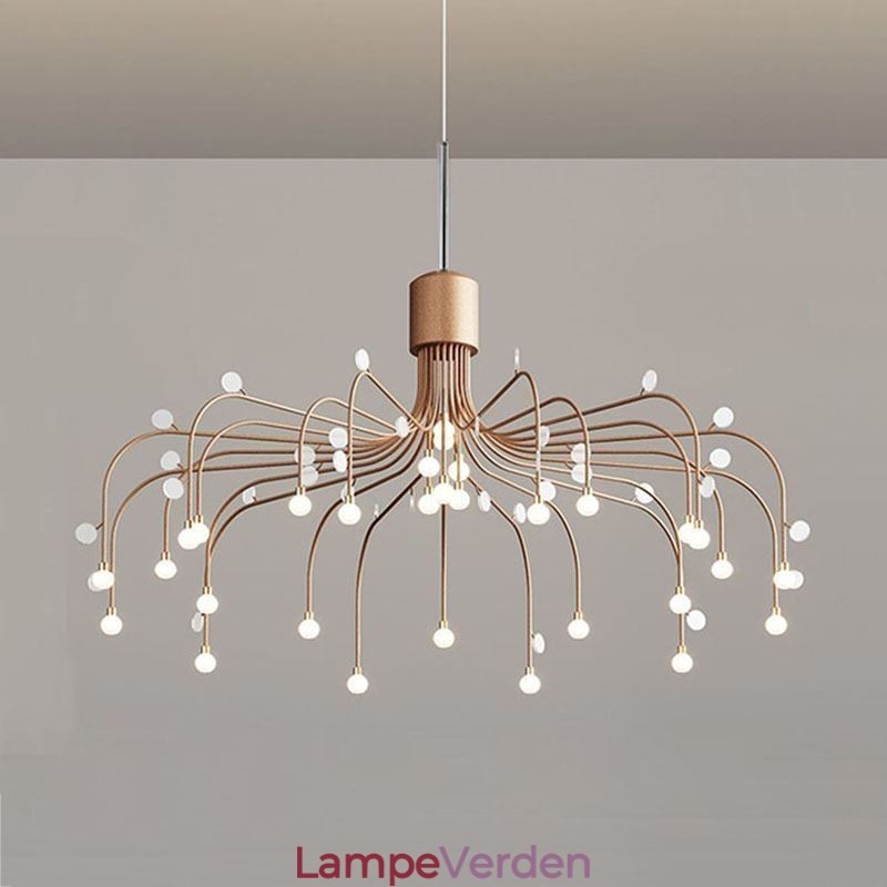 Pendel Nordic Creative Naturlig Hvid Loftslampe 30 Lys