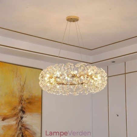 Pendel Moderne Minimalistisk Smedejern Cirkulær Solblomst Loftslampe Pendel Moderne Minimalistisk Smedejern Cirkulær Solblomst Loftslampe