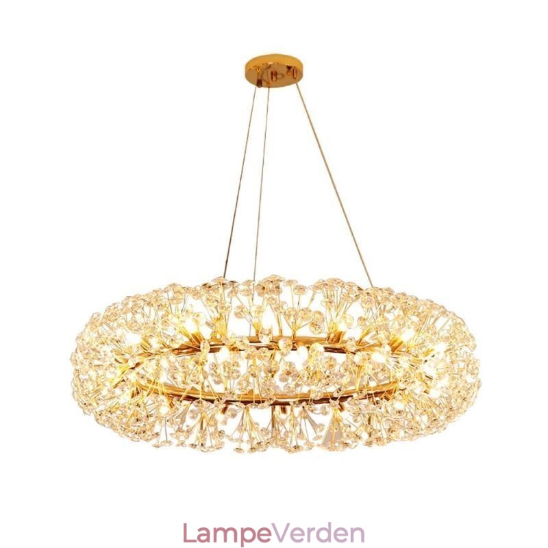 Pendel Moderne Minimalistisk Smedejern Cirkulær Solblomst Loftslampe