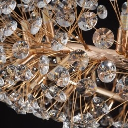 Pendel Moderne Minimalistisk Smedejern Cirkulær Solblomst Loftslampe