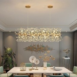 Pendel lys galvanisering Strip Sun Flower Smedejern loftslampe