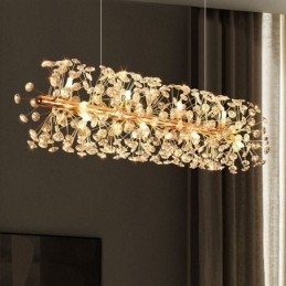 Pendel lys galvanisering Strip Sun Flower Smedejern loftslampe