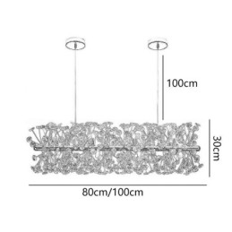 Pendel lys galvanisering Strip Sun Flower Smedejern loftslampe