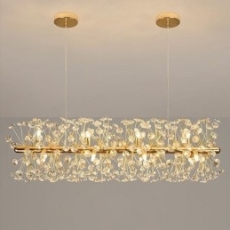 Pendel lys galvanisering Strip Sun Flower Smedejern loftslampe