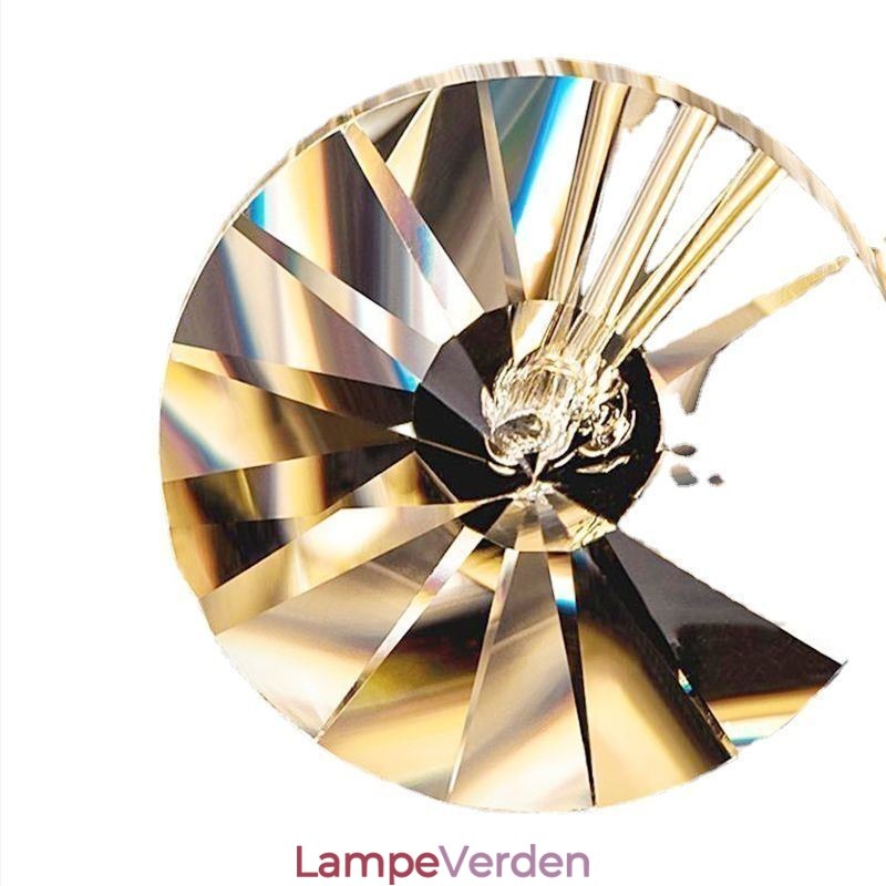 Pendel lys galvanisering Strip Sun Flower Smedejern loftslampe