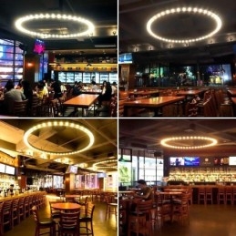 Amerikansk Pendel Retro Smedejernsdekoration Loftslampe