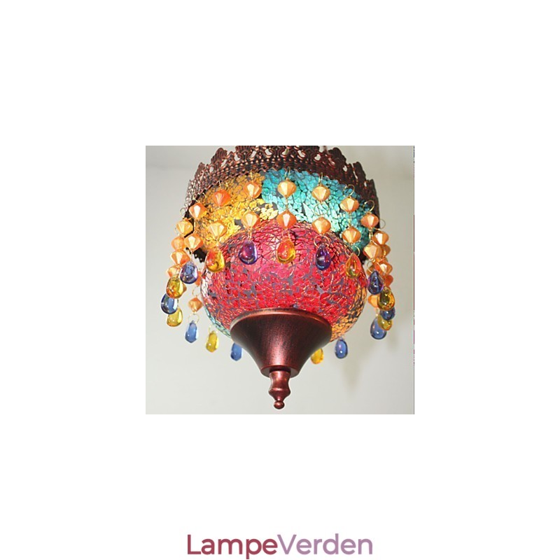 Julekort Lnternet Cafe Retro Art Chandelier Industrial Garden