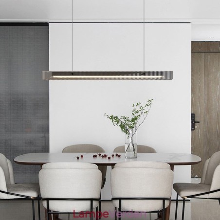 Pendel 100CM Glas Loftslampe Trinløs Dæmpbar Med Fjernbetjening Pendel 100CM Glas Loftslampe Trinløs Dæmpbar Med Fjernbetjening