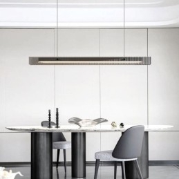 Pendel 100CM Glas Loftslampe Trinløs Dæmpbar Med Fjernbetjening