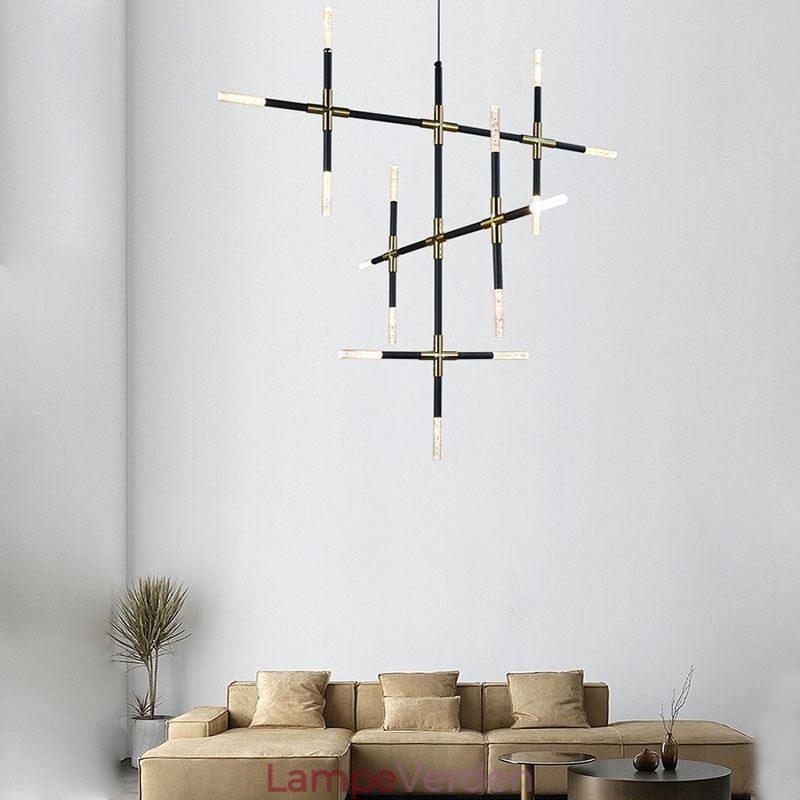 Pendel Splejsning Varm Hvid Kreativ Loftslampe DIY Kombinationslampe