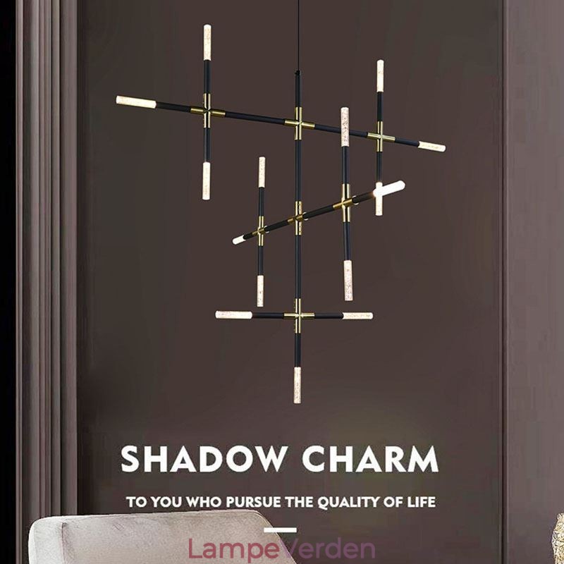 Pendel Splejsning Varm Hvid Kreativ Loftslampe DIY Kombinationslampe