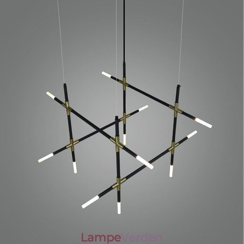 Pendel Splejsning Varm Hvid Kreativ Loftslampe DIY Kombinationslampe