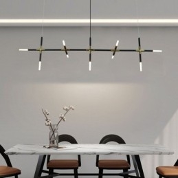Enkel pendantlampe Kreativ splejsning Varm hvidt loftslys DIY-kombinationslampe