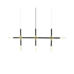 Enkel pendantlampe Kreativ splejsning Varm hvidt loftslys DIY-kombinationslampe