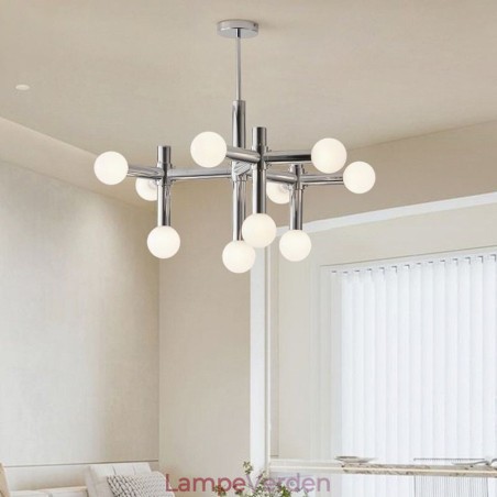 Simple Pendel Light Smedejern Magic Beans Molecule Loftslampe Simple Pendel Light Smedejern Magic Beans Molecule Loftslampe