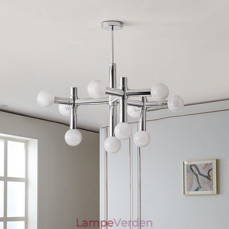 Simple Pendel Light Smedejern Magic Beans Molecule Loftslampe