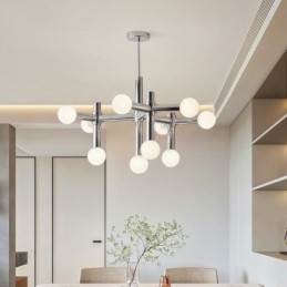 Simple Pendel Light Smedejern Magic Beans Molecule Loftslampe