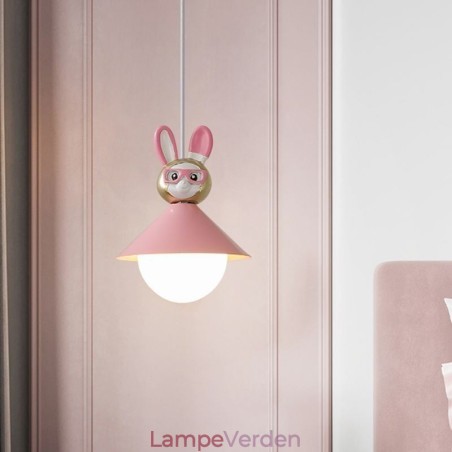 Pendel Moderne Minimalistisk G9 Smedejern Rabbit Calf Resin Loftslampe Pendel Moderne Minimalistisk G9 Smedejern Rabbit Calf Resin Loftslampe