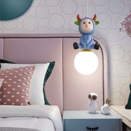 Pendel Moderne Minimalistisk G9 Smedejern Rabbit Calf Resin Loftslampe