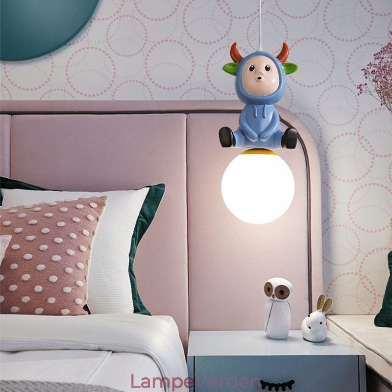 Pendel Moderne Minimalistisk G9 Smedejern Rabbit Calf Resin Loftslampe