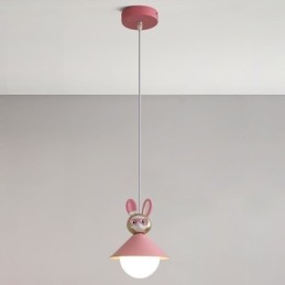 Pendel Moderne Minimalistisk G9 Smedejern Rabbit Calf Resin Loftslampe